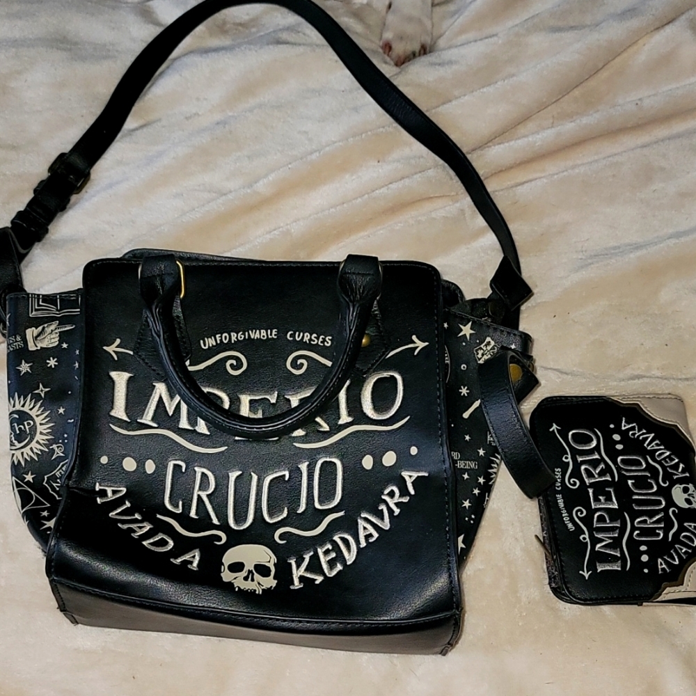 BoxLunch Harry Potter Crucio Curse Purse and Wallet